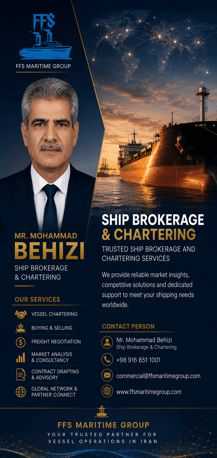ship brokerage and chartering services